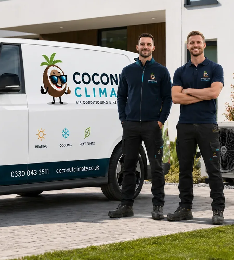 Efficient wall-mounted air conditioning system